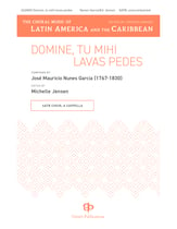 Domine tu mihi lavas pedes SATB choral sheet music cover